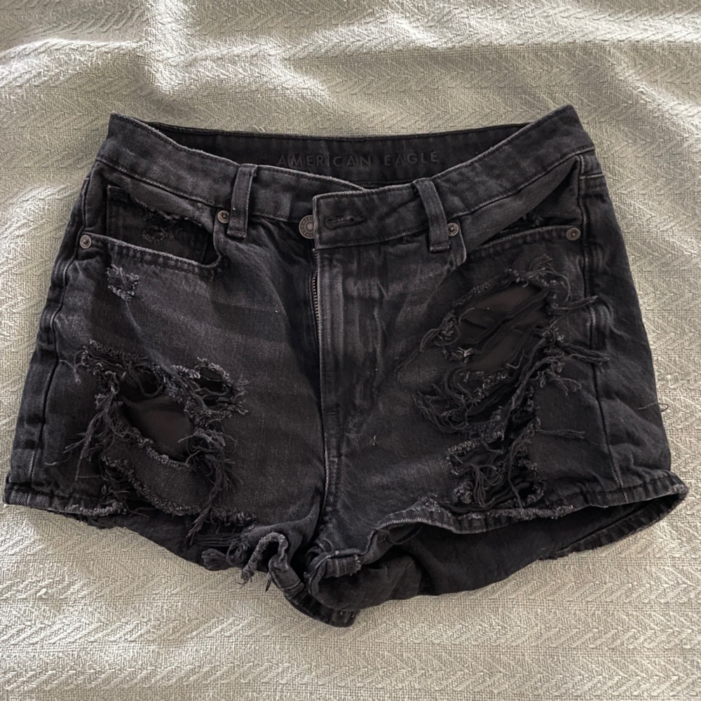 American Eagle Outfitters Black Jean Shorts